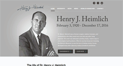 Desktop Screenshot of henryheimlich.com